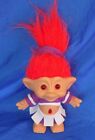 Treasure Troll Girl Troll Red Wishstone & Hair Purple Outfit Vintage Galoob 1998