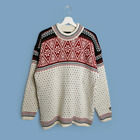 Vintage 90's F.LLI CAMPAGNOLO Nordic Ski Sweater Christmas Wool Jumper - size XL