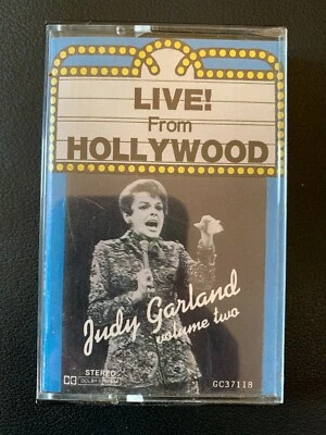 Judy Garland - LIVE FROM HOLLYWOOD VOL. 2 - Cassette Tape - TESTED - Image 1 of 4