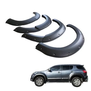 [K] Matteblack 6" Bolted Fender Flares Arch For ISUZU MU-X MUX 2017-2020 SUV - Picture 1 of 7