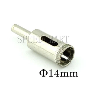 14mm Diamond coated hole saw core drills drill bit glass Tile Marble Ceramic - Picture 1 of 2