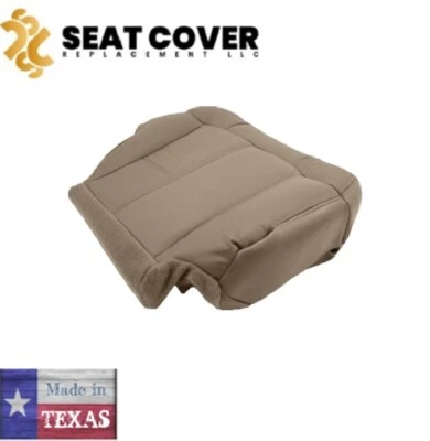 For 1999 2000 2001 2002 Chevy Silverado Passenger Side Bottom Seat Cover In Tan - Image 1 of 4