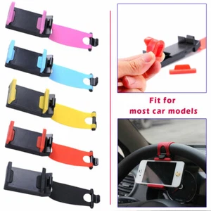Handy GPS Auto Lenkrad Clip Mount Halter Cradle Ständer Universal - Picture 1 of 17