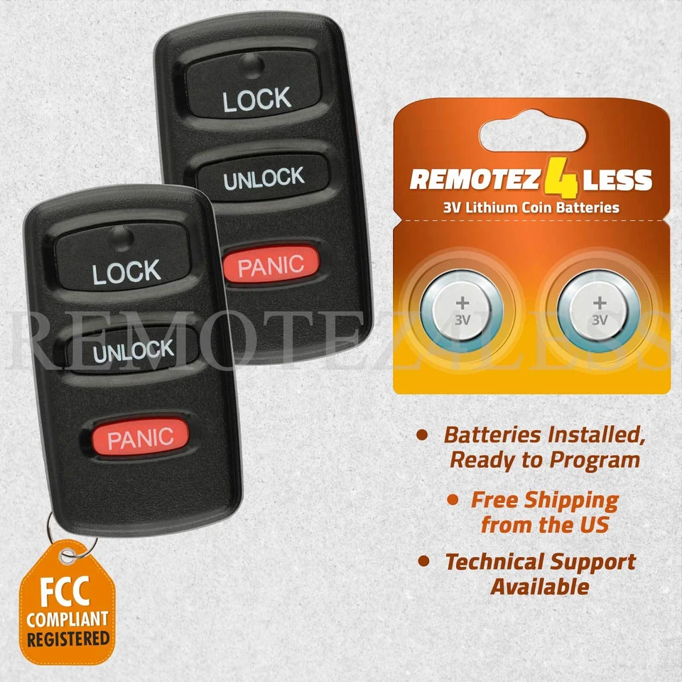 2 For 2003 2004 2005 2006 Mitsubishi Montero Sport Keyless Panic Remote Key Fob Foto 1 de 1