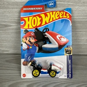 Hot Wheels Diecast Mattel Car Toy Racing 2023 Screen Time Super Mario Kart 2/10 - Picture 1 of 9