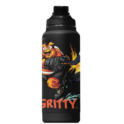 Philadelphia Flyers NHL Mascot Gritty 34 oz Action Hydra Orca Tumbler Cover