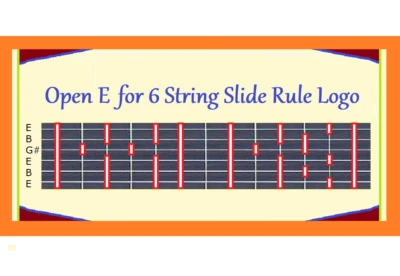 OPEN E TUNING FOR 6 STRING LOGO REFRIGERATOR MAGNET - Image 1 of 3