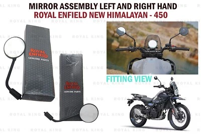 Royal Enfield "Conjunto de espejo turístico mano izquierda y derecha para nuevo Himalaya 450" Foto 1 de 4