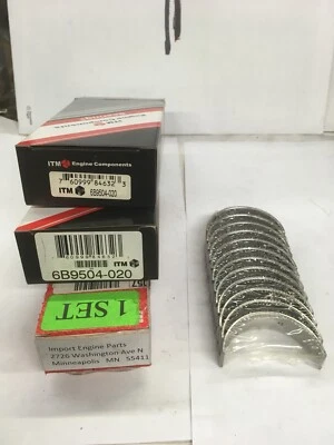 Fits NISSAN PATHFINDER 3.5 VQ35DE 3498cc 2001-04 Rod Bearing Set  6B9504-020    - Image 1 of 2