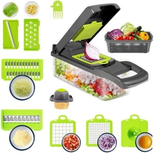 14 in 1 Vegetable Chopper – Manual Food Dicer, Onion & Salad Mandoline Slicer - Picture 1 of 6