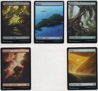 LAND MANA FOIL SET  MAGIC Mtg  MINT/NEAR MINT (M/NM) UNPLAYED! 2020 - Image 1 of 2