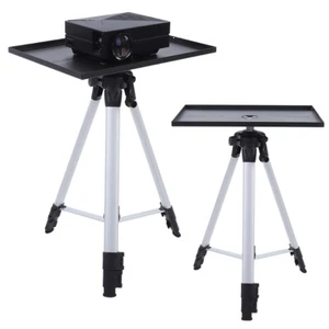 Projector Floor Tripod Stand Laptop Holder Tray Adjustable Height Home Office - Picture 1 of 8