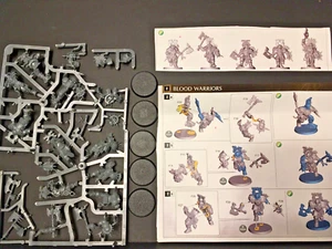 Warhammer AoS Blades of Khorne Blood Warriors x5 NO BOX - Picture 1 of 1