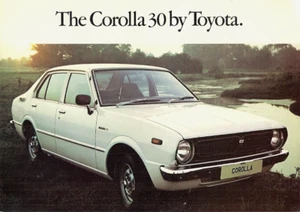 Toyota Corolla 30 1976-1977 UK Market Foldout Brochure Saloon Estate SR Coupe - Picture 1 of 1