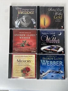 (6) CD Lot Andrew Lloyd Weber Collection An Evening Memory Genius Gold - Picture 1 of 4