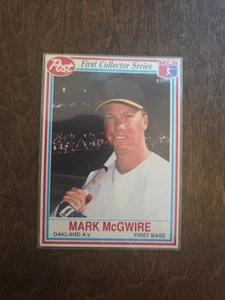 1990 Post First Collector Series Mark McGwire #12 Oakland Athletics - Picture 1 of 2