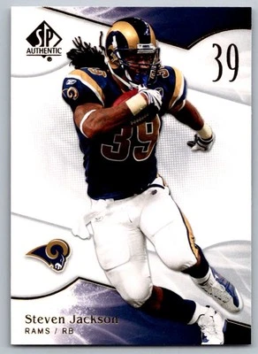 2009 SP Authentic Steven Jackson St. Louis Rams #39 - Image 1 of 2
