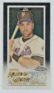 2020 Topps Allen and Ginter Chrome Mini Parallel #123 Mike Piazza New York Mets - Picture 1 of 2