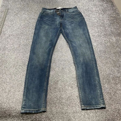 Boohoo Man Denim Jeans Mens Size 30R Skinny Stretch Blue New W/Tags - Image 1 of 4