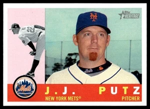 2009 Topps Heritage J.J. Putz New York Mets #586 - Picture 1 of 2