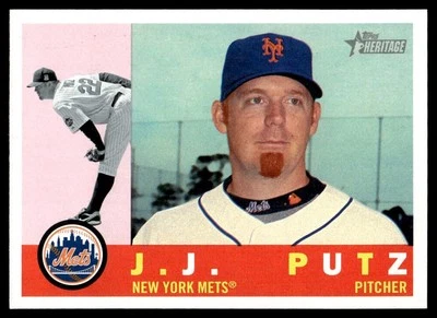 2009 Topps Heritage J.J. Putz New York Mets #586 - Image 1 of 2