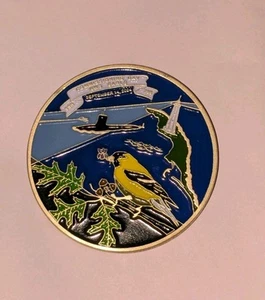 USS New Jersey SSN 796 US Navy Virginia Class Submarine Commissioning Coin - Picture 1 of 3