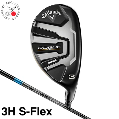 Callaway ROGUE ST ’24 MAX Hybrid Utility 3H S-Flex TENSEI BLUE CR Graphite Shaft - Image 1 of 4