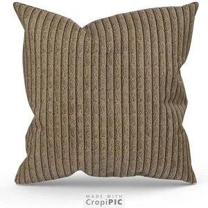 Pair Of Large Super Soft Jumbo Cord Cushions 18"(45x45cm) - Picture 1 of 19