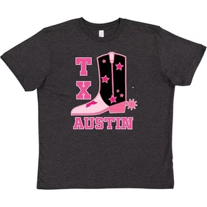 Inktastic Austin Texas Cowgirl Youth T-Shirt City Cities Cute States U S State - Picture 1 of 1