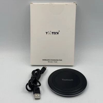 YOOTECH 7.5W Wireless Charger for Apple iPhone & Samsung Galaxy - Black (F500) - Image 1 of 4
