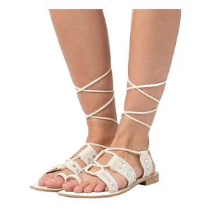 Free People Mantra Mirror Damen-Sandalen / Natur Größe US 7,5 / EU38 NEU - Bild 1 von 13