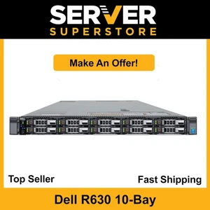 Dell PowerEdge R630 Server 2x E5-2620 V4 = 16 Cores H730 64GB RAM 6TB Storage - Picture 1 of 9