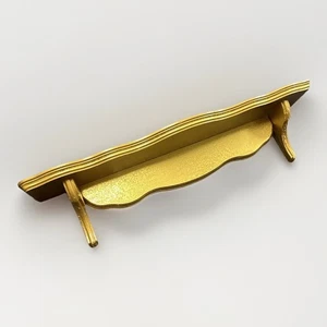 Vintage Home Interior Wooden Accent Wall Shelf Gold 24” X 5” X 5.5” - Picture 1 of 12