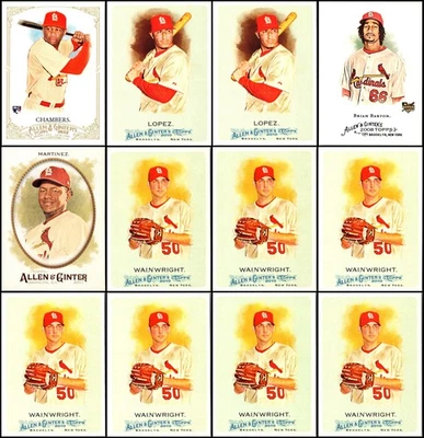 Topps Allen & Ginter 圣路易斯红雀队 (19) 卡套装 - 不要错过 - NEX... — 第 1/4 张图片