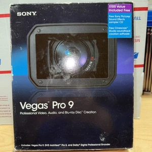 Sony Vegas Pro 9 Professional Video Audio Blu-ray Disc Creations Software - Picture 1 of 11