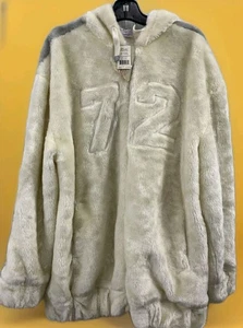 Vintage Soul Lot Jeans Faux Fur Coat 2xl Y2K Hip Hop Streetwear Jacket New B7 - Picture 1 of 4