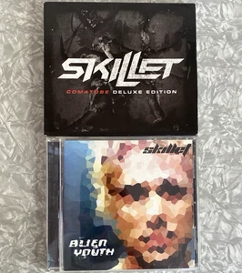 Skillet Comatose Deluxe Edition CD & DVD Set w/ Slipcover + Alien Youth Lot - Picture 1 of 6