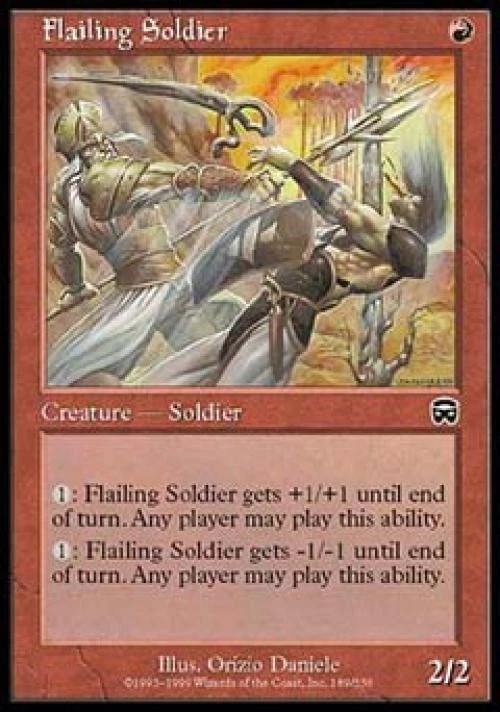 Flailing Soldier - Medium Play MTG Mercadian Masques - Image 1 of 1