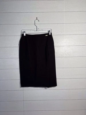 Ivanka Trump Long Pencil Skirt Black Size Small Front Slit Business Work Dressy - Image 1 of 4