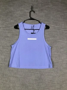 1st Phorm Shirt Womens Medium Purple Mesh Crop Tank Top Athletic Gym 1PWT0021 - Picture 1 of 12