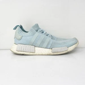 Adidas Womens NMD R1 Primeknit BY8763 Blue Running Shoes Sneakers Size 7 - Picture 1 of 12