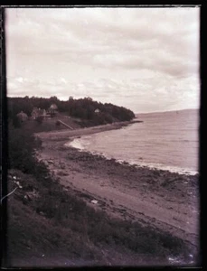 EARLY 1900s GLASS NEGATIVE, "TEMPLE HEIGHTS" NORTHPORT, MAINE - Picture 1 of 2