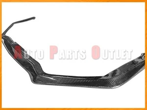 HT Type Carbon Fiber Front Bumper Add On Lip For Subaru 2015+ WRX STI Sedan - Picture 1 of 3