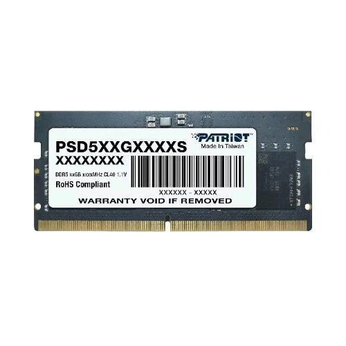PATRIOT PSD516G560081S MEMORIA RAM 16GB 5.600MHz TIPOLOGIA SO-DIMM TECNOLOGIA DD - Immagine 1 di 1