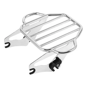 2-Up Mount Luggage Rack For Harley Tour Pak Touring Street Electra Glide 2009-22 - Foto 1 di 15