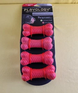 KONVOLUT 4 Knochenspielzeug Hund Welpe Heavy Chewers Medium natürlicher Rindfleischduft rot - Bild 1 von 2