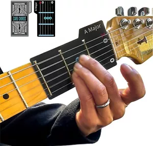 Play Electric Guitar Instantly with Right-Hand Chord Cards - Made in America - Picture 1 of 7