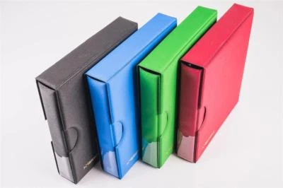 Coin Album 221 + ETUI SCHULZ Book Folder Binder British Collection BLUE