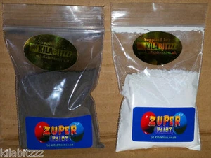 Black or White Powder Use with Fluorescent or Glow in the Dark - 25g 50g or 100g - Picture 1 of 1
