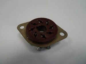 Relay Base Tube Valve Socket Chassis Mount 8 Pin RS - Picture 1 of 12